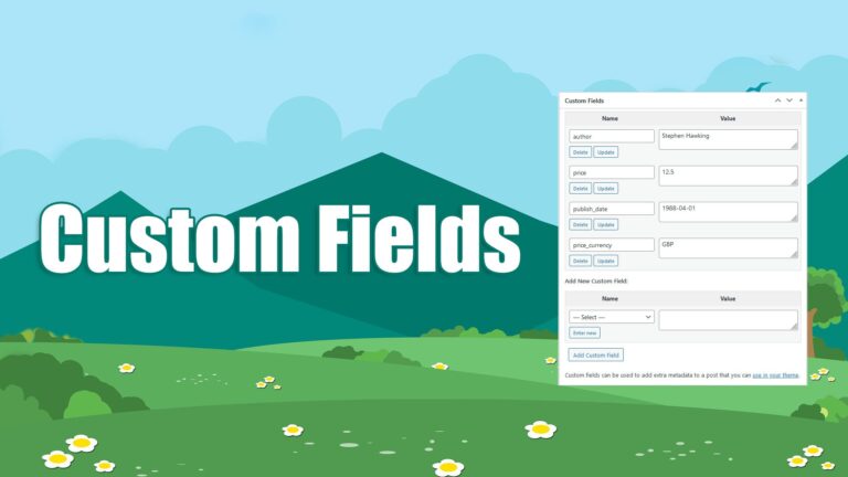 How to automate WordPress custom fields