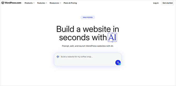 WordPress.com AI website builder WordPress.com AI website builder