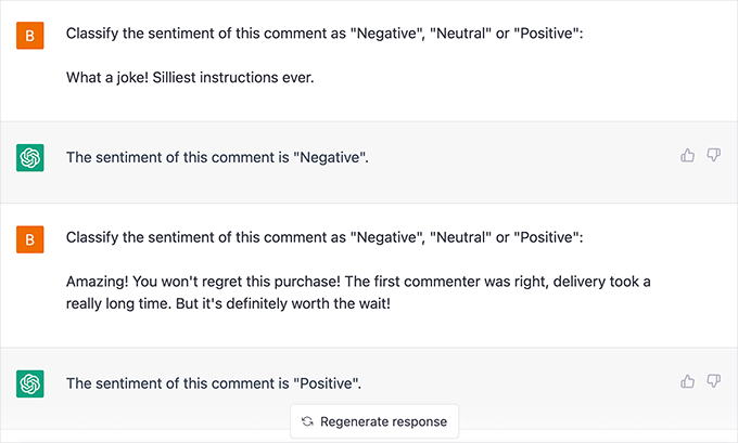 OpenAI sentiment analysis OpenAI sentiment analysis