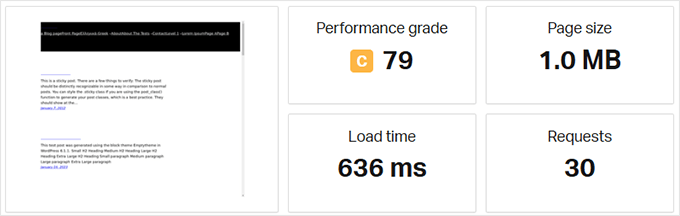 WordPress.com page speed test WordPress.com page speed test