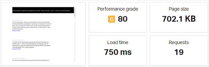 Pressable page load speed test Pressable page load speed test