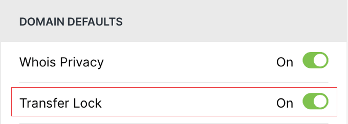 Hover's Domain Transfer Lock Setting Hover's Domain Transfer Lock Setting