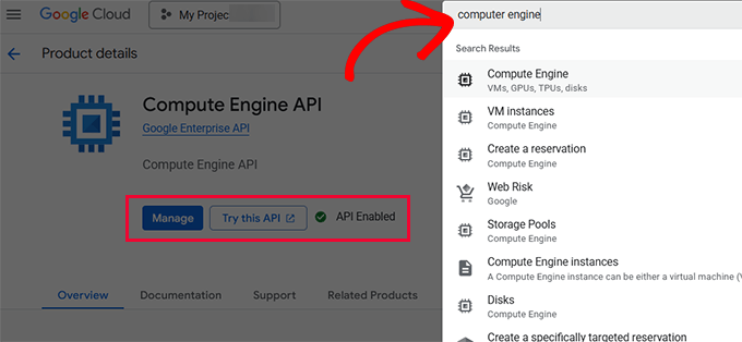 Enable computer engine Enable computer engine