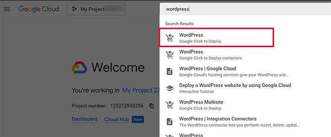 WordPress click to deploy on Google Cloud WordPress click to deploy on Google Cloud