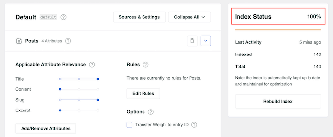 Rebuilding your WordPress search index Rebuilding your WordPress search index