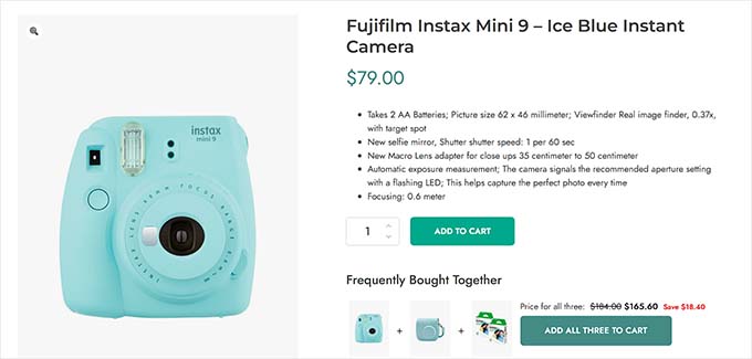 YITH Frequently Bought Together preview