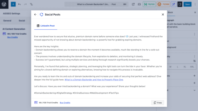 How to auto-generate content for your social profiles using AIOSEO How to auto-generate content for your social profiles using AIOSEO