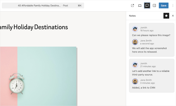 View all notes attached to a post View all notes attached to a post