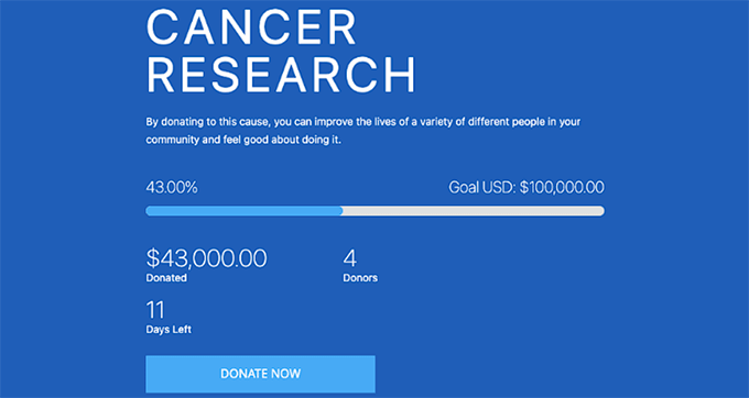 Preview of a progress bar 