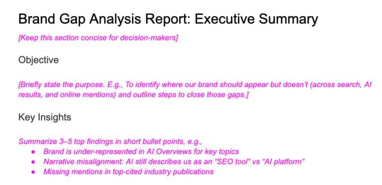 Brand Gap Analysis: Find Out Why You're Invisible in AI Search