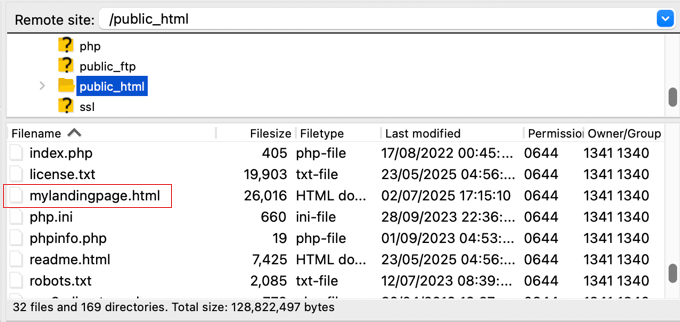 Uploading an HTML File Uploading an HTML File