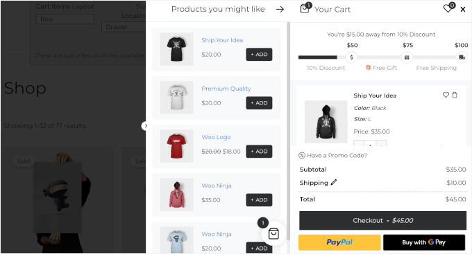 Side Cart WooCommerce's side cart demo Side Cart WooCommerce's side cart demo
