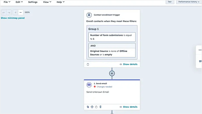 Create email workflow in HubSpot Create email workflow in HubSpot