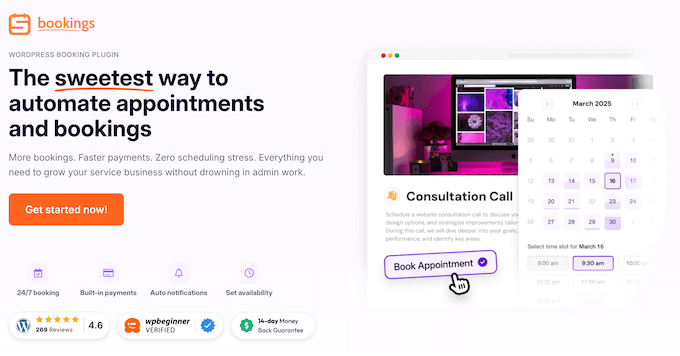 Sugar Calendar Bookings – Best for Small Business Owners