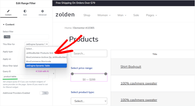 Creating a JetSmart filter set using Elementor Creating a JetSmart filter set using Elementor