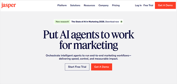 Jasper website Jasper website