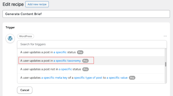 Triggering an Uncanny Automator Recipe When a Post Is Updated With a Certain Taxonomy Triggering an Uncanny Automator Recipe When a Post Is Updated With a Certain Taxonomy