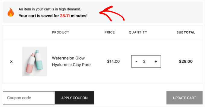 Merchant Cart Timer Preview Merchant Cart Timer Preview