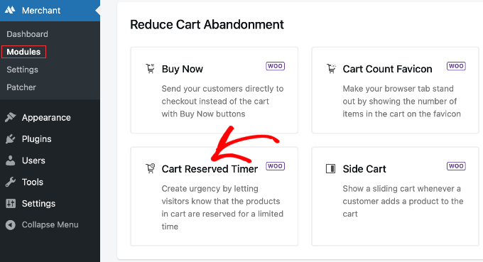 Cart Reserved Timer Module in Merchant Cart Reserved Timer Module in Merchant