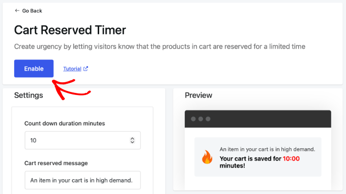 Enabling the Cart Reserved Timer Module in Merchant Enabling the Cart Reserved Timer Module in Merchant