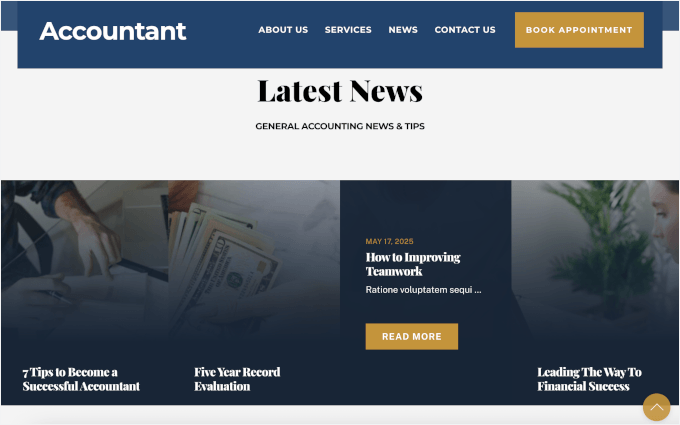 Ultra's overlay effect on news section