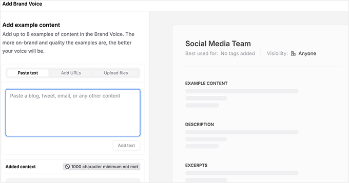 Add brand voice with Jasper Add brand voice with Jasper