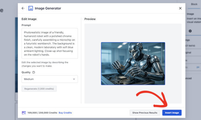 Insert AI generated image Insert AI generated image