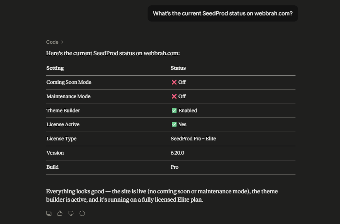 WPVibe actions for SeedProd