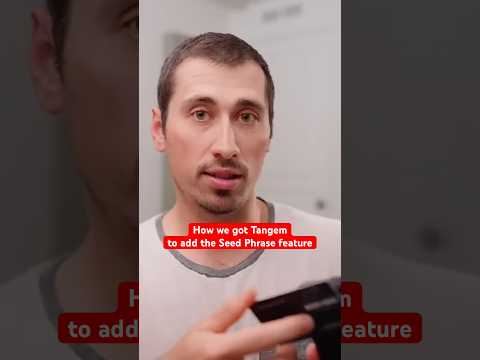 The Story Behind Tangem’s Seed Phrase Feature