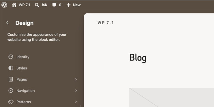 Site color matches admin color scheme Site color matches admin color scheme